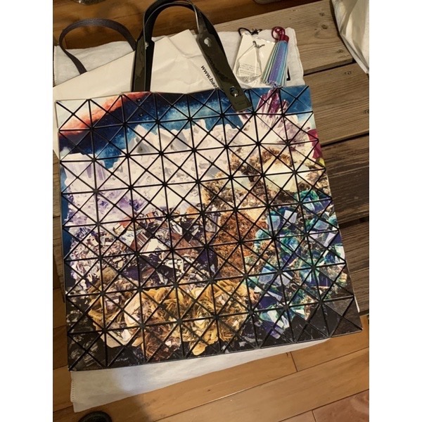 二手附購證⭐️三宅一生Issey Miyake BAO BAO包 特殊款限量款礦物包⭐️大款8*8 Ella同款-4