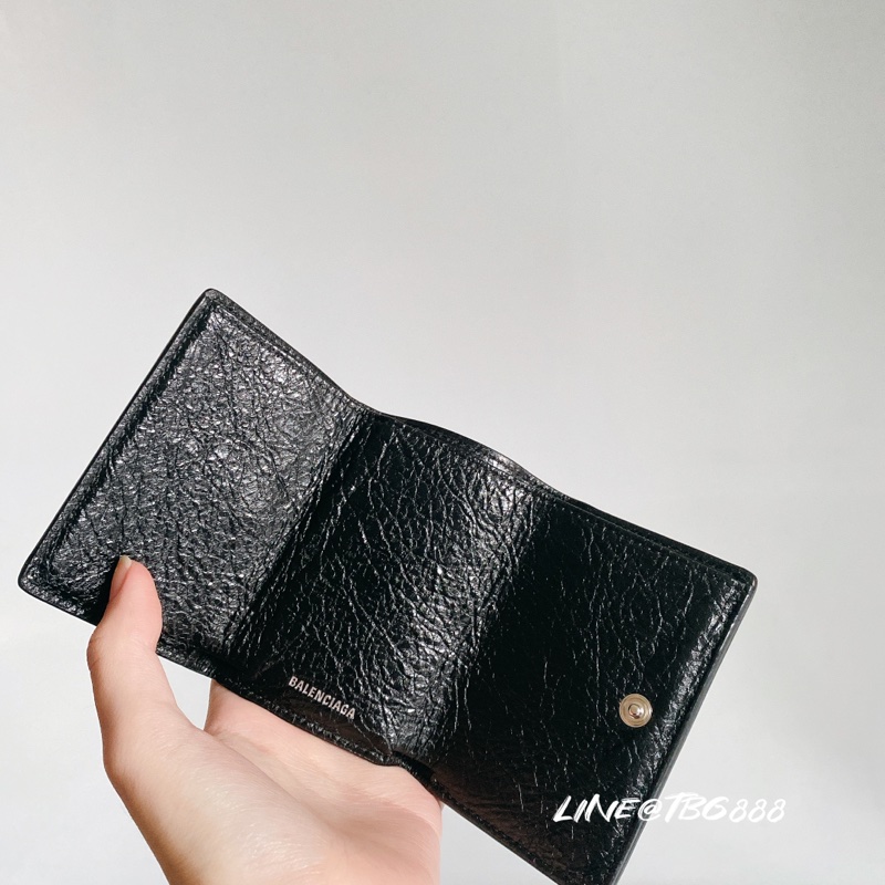 Balenciaga mini wallet graffiti 巴黎世家塗鴉迷你三折夾-4