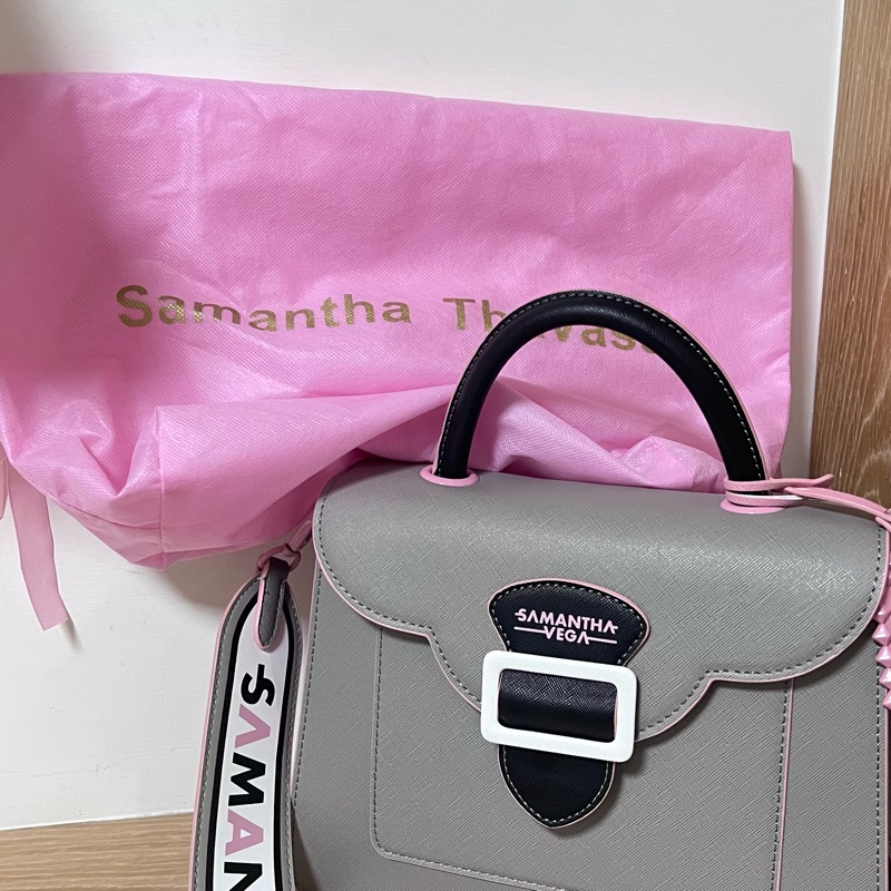 samantha thavasa 日本牌子 側背開扣 書包-5