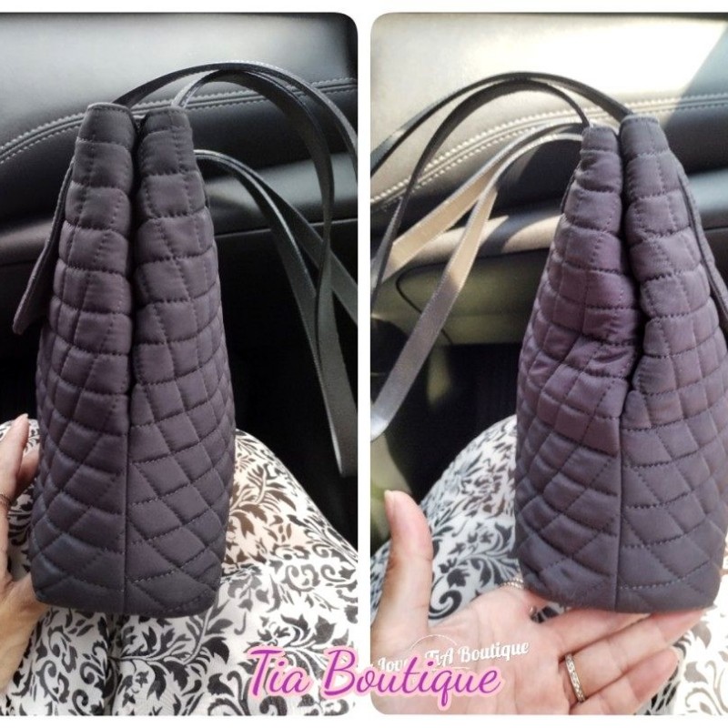 BALLY 專櫃正貨 小香風格澎澎菱格紋梯形肩背包-1