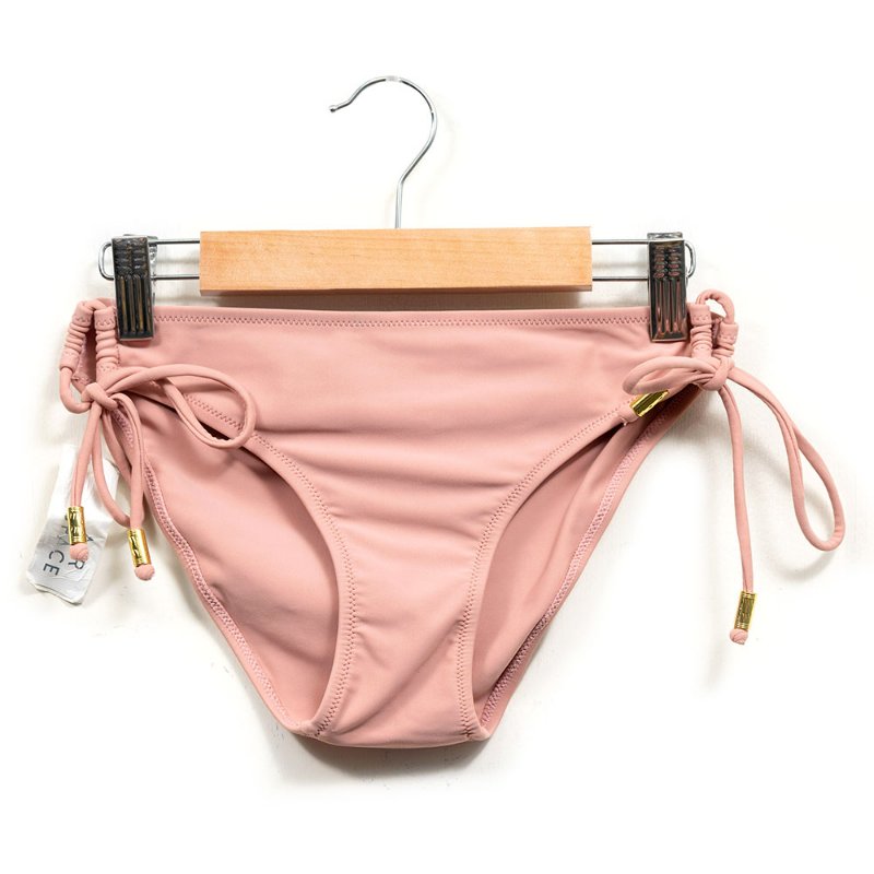 【陳艾琳私服】AIR SPACE 粉色繞頸綁帶比基尼套裝-5