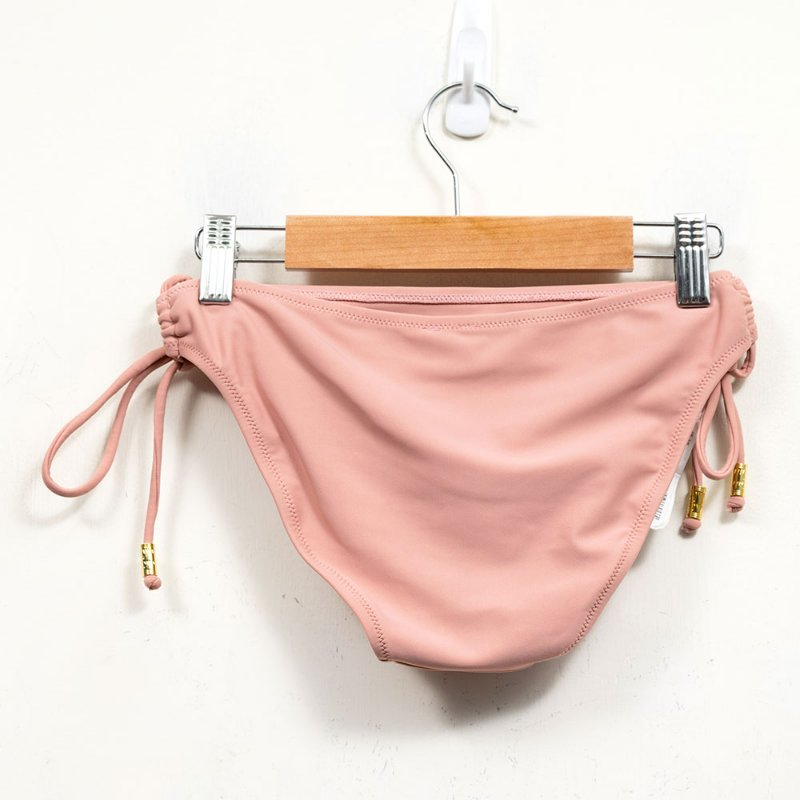 【陳艾琳私服】AIR SPACE 粉色繞頸綁帶比基尼套裝-7