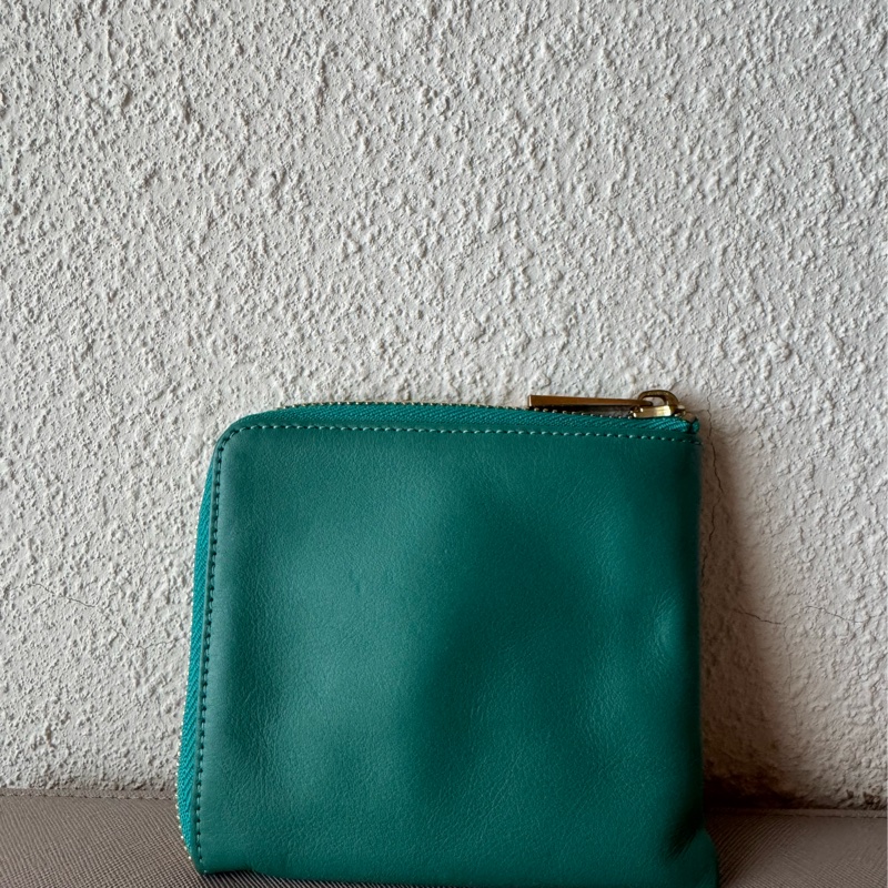 🏷️ Agnes B Voyage  湖水綠卡夾拉鍊錢包-11