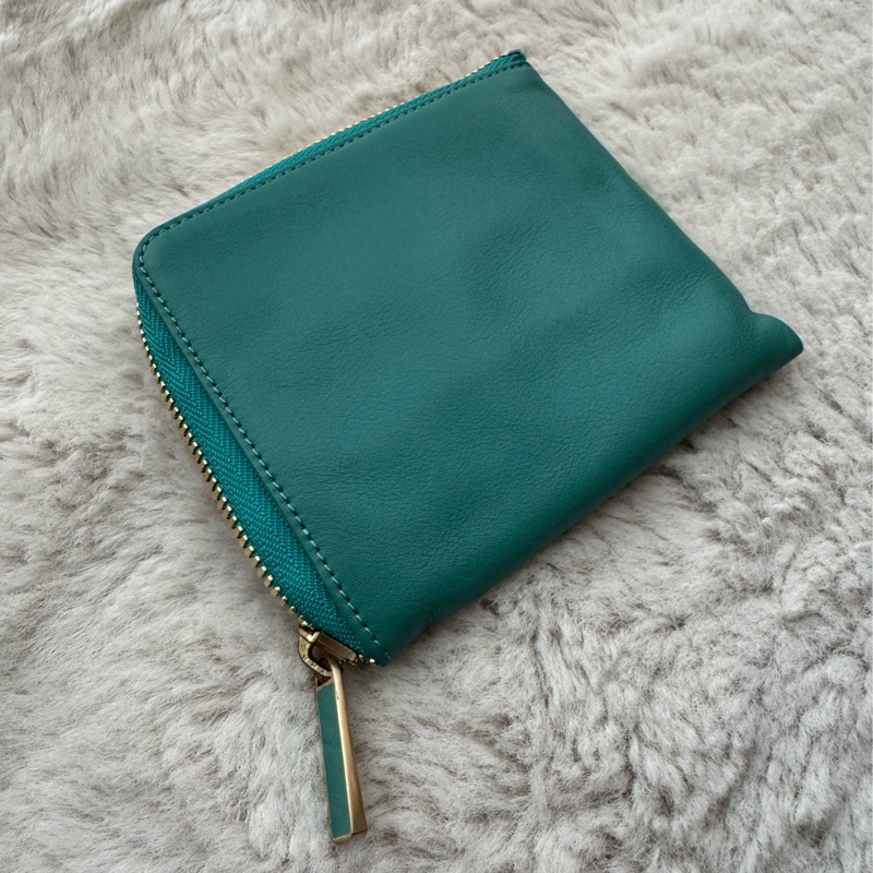 🏷️ Agnes B Voyage  湖水綠卡夾拉鍊錢包-16