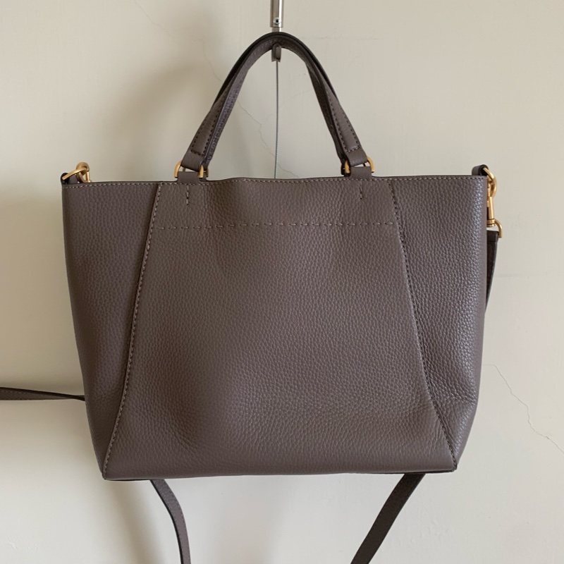 Tory Burch McGraw 經典托特包 Tote 灰色-1