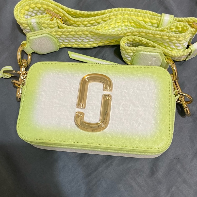 Marc Jacobs 漸變綠相機包 熒光色 夏日必備-0
