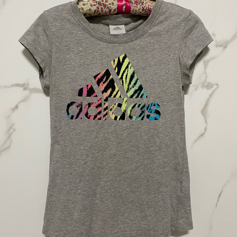 adidas 專櫃正品灰色上衣s-0