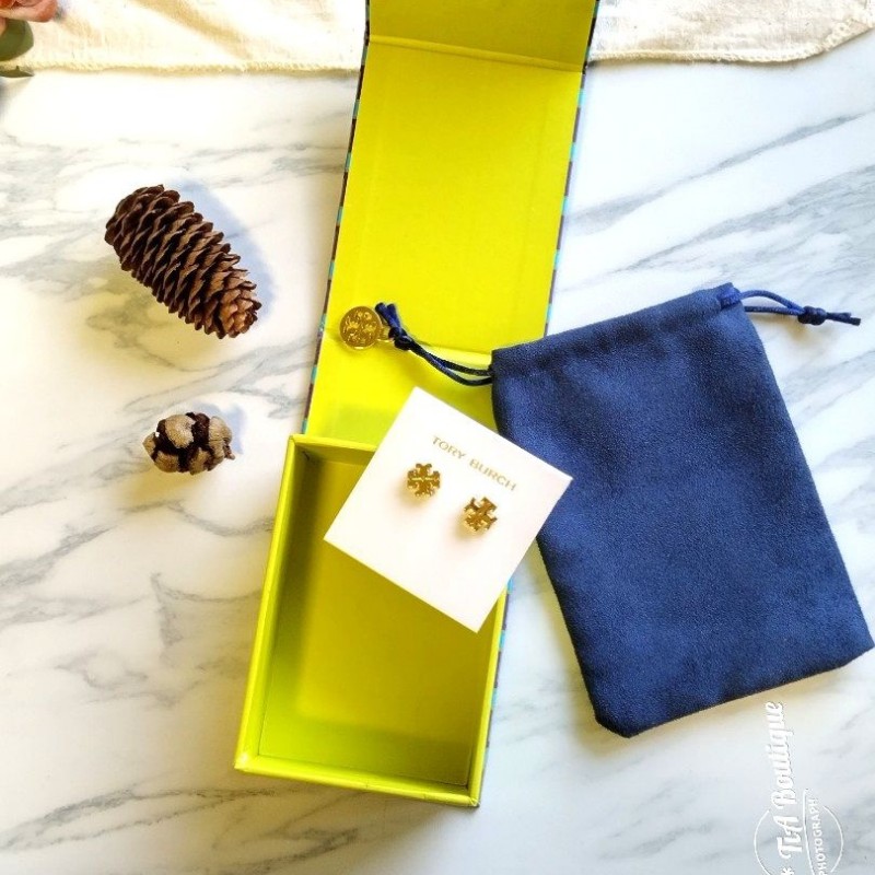 TORY BURCH 珍珠垂墜耳環 耳釘-4