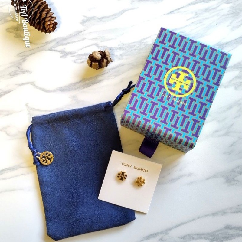 TORY BURCH 珍珠垂墜耳環 耳釘-5