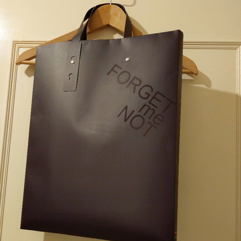 Issey Miyake 三宅一生 me 花椰菜系列灰色刺繡洋裝+FORGET me NOT環保袋-6