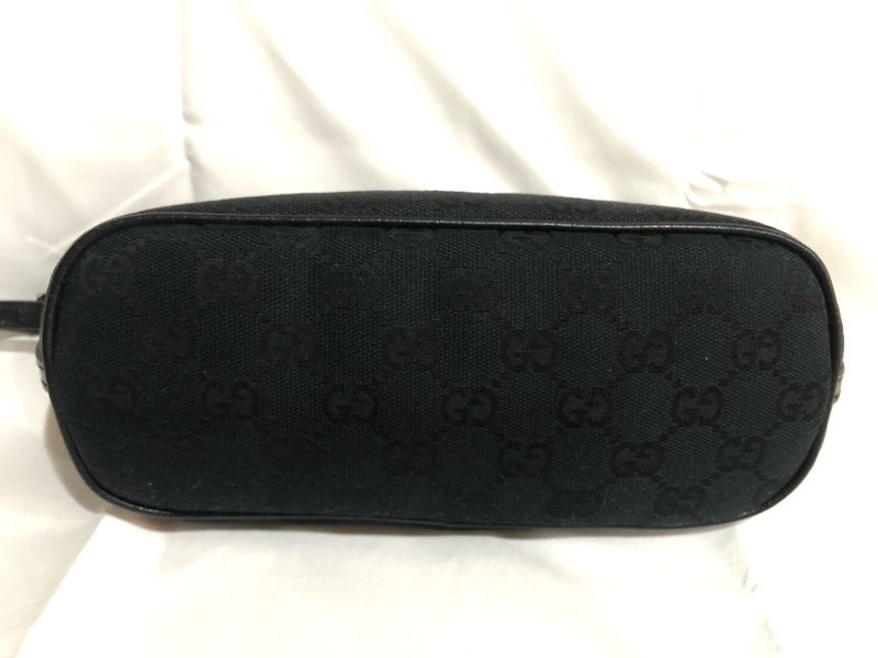 GUCCI 丹寧腋下包 (黑色)-2