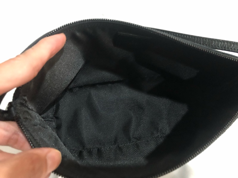 GUCCI 丹寧腋下包 (黑色)-6