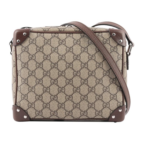 GUCCI GG LOGO方形箱包/斜背包(棕色)_展示品 626363 92TDN 8358-0