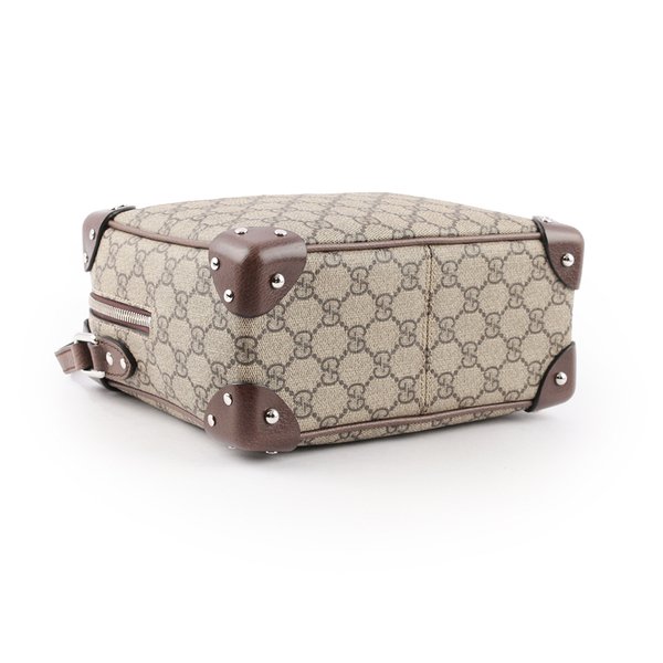 GUCCI GG LOGO方形箱包/斜背包(棕色)_展示品 626363 92TDN 8358-5