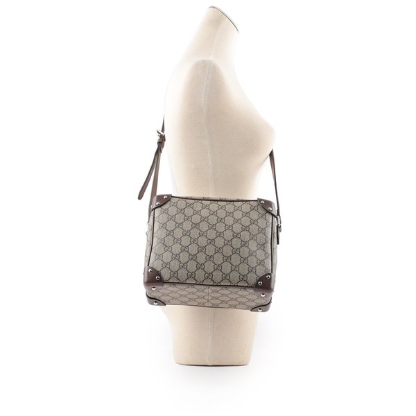GUCCI GG LOGO方形箱包/斜背包(棕色)_展示品 626363 92TDN 8358-7