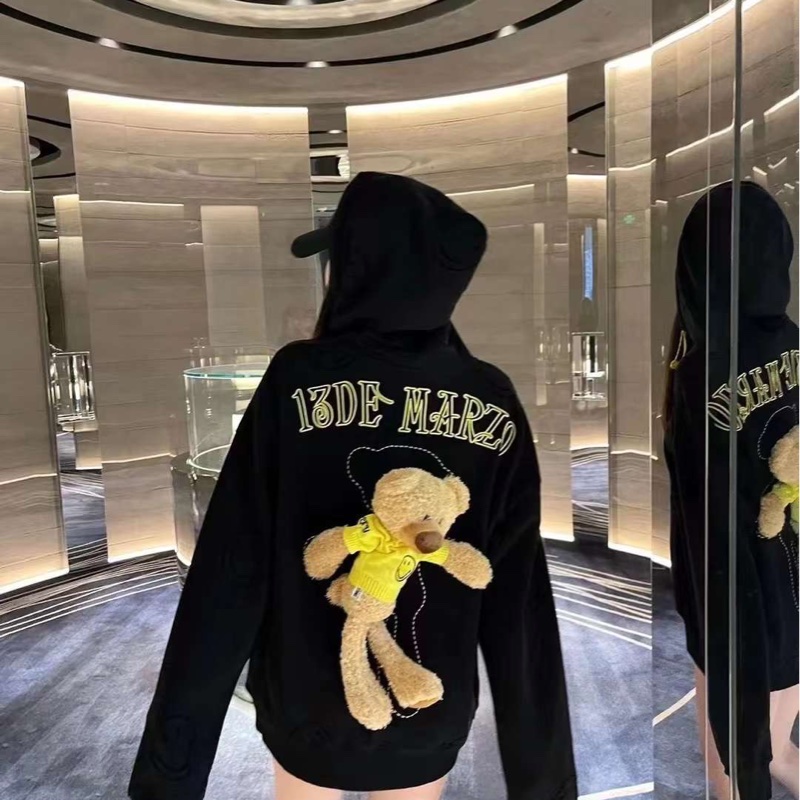 官方授權正品 13DE MARZO 小熊娃娃 帽T-5