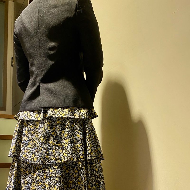 日款黑色西裝三件套組-1