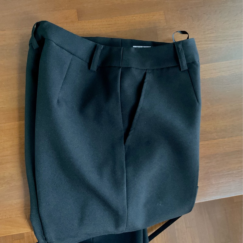 日款黑色西裝三件套組-8