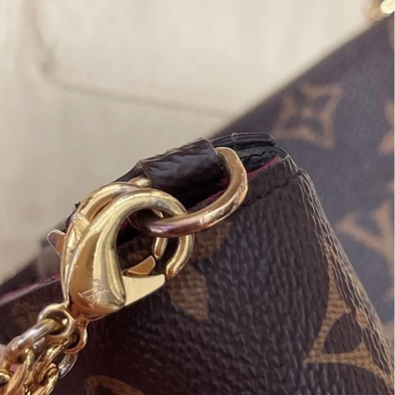 LV 老花三合一woc鍊條包-5