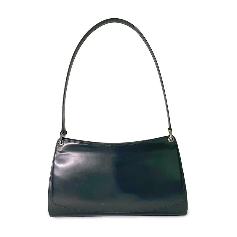 Bally 黑色漆皮肩背包-0