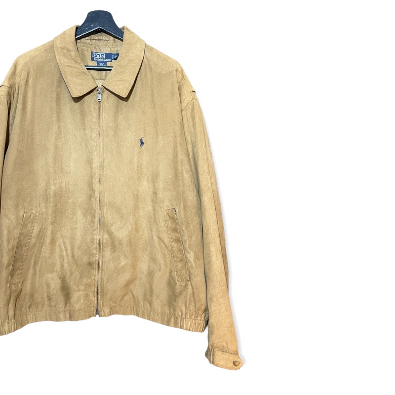 顛復古⚡️（remake) Polo Ralph Lauren 駝色麂皮藍馬外套❤️男女皆可-2