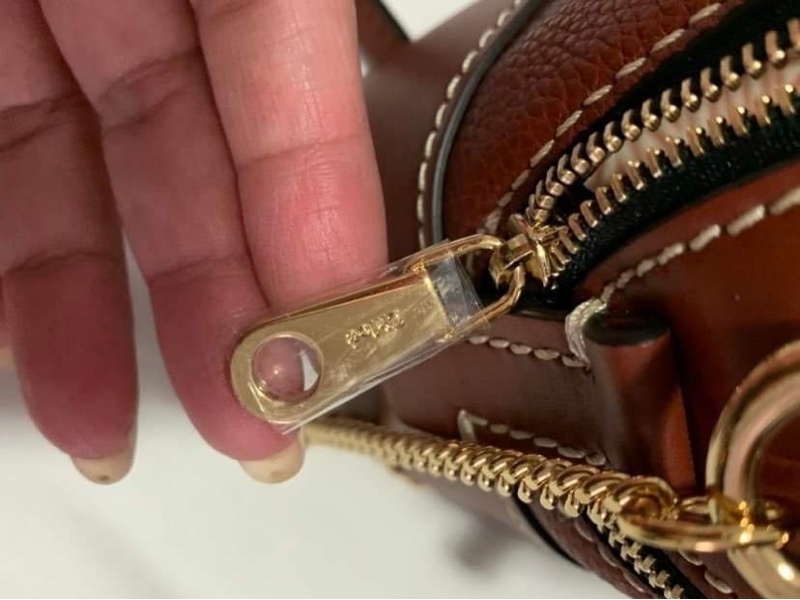 全新Chloé mini Daria 迷你皮革鍊條包-7