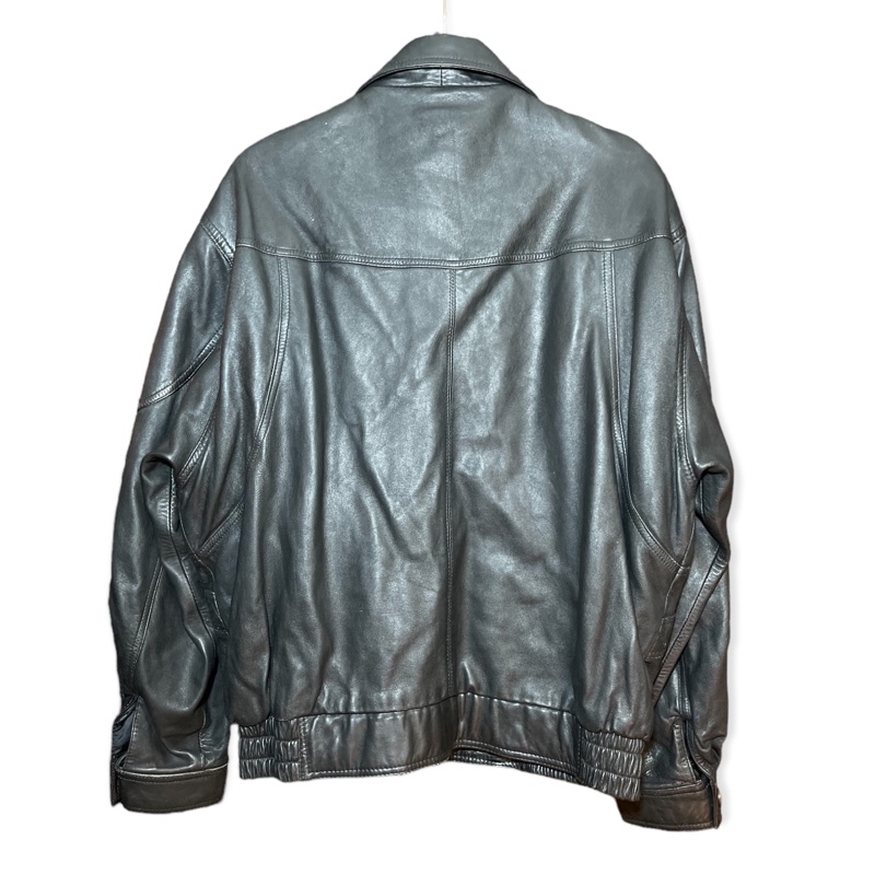 顛復古⚡️美國早期playboy時髦小牛皮皮衣外套夾克❤️男女皆可-5