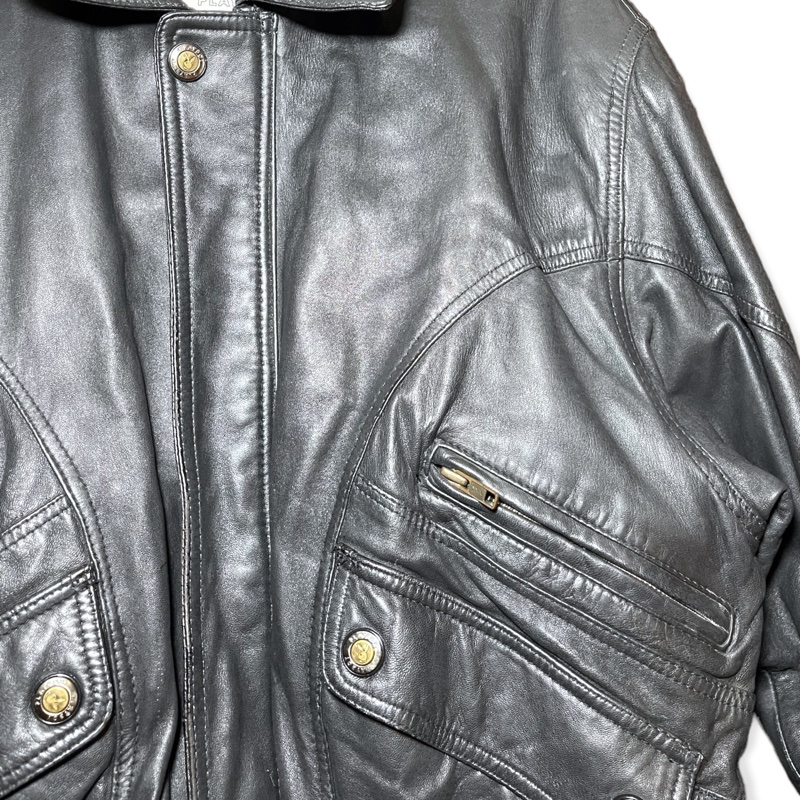 顛復古⚡️美國早期playboy時髦小牛皮皮衣外套夾克❤️男女皆可-6