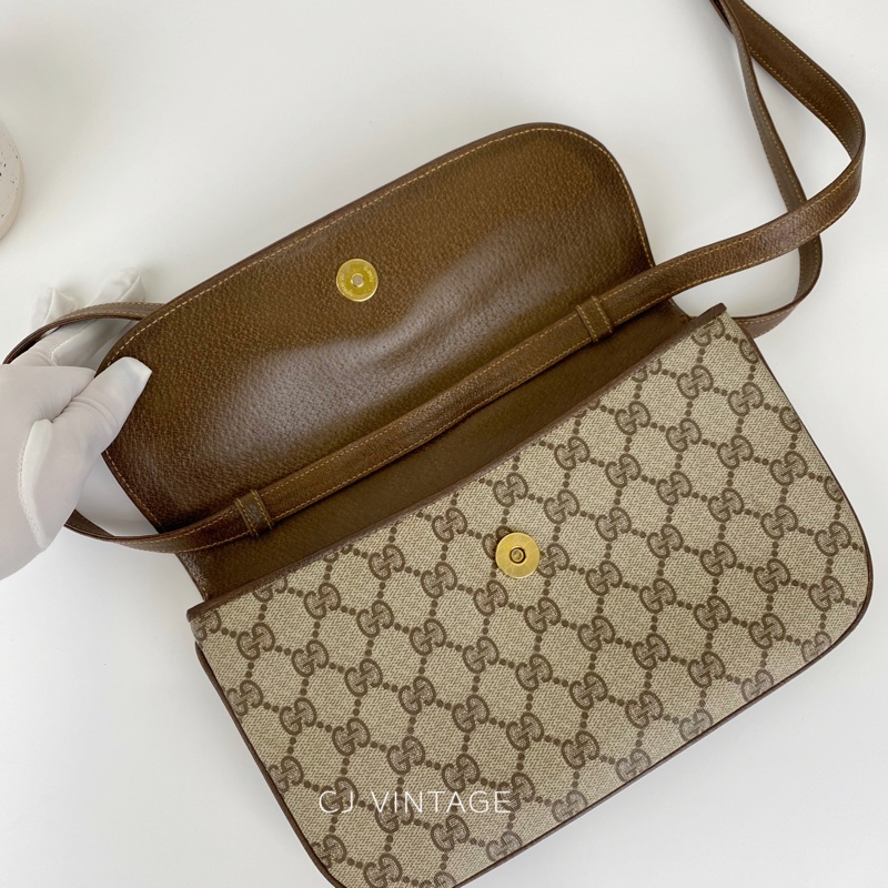 Gucci 老花稀有信封包手拿包斜背包-1