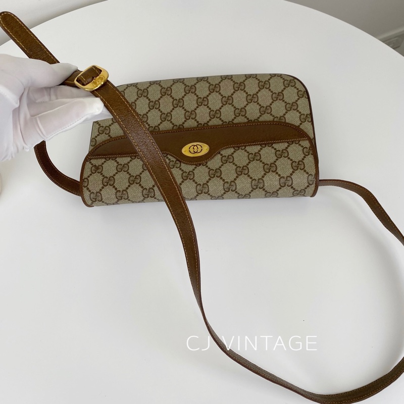 Gucci 老花稀有信封包手拿包斜背包-6