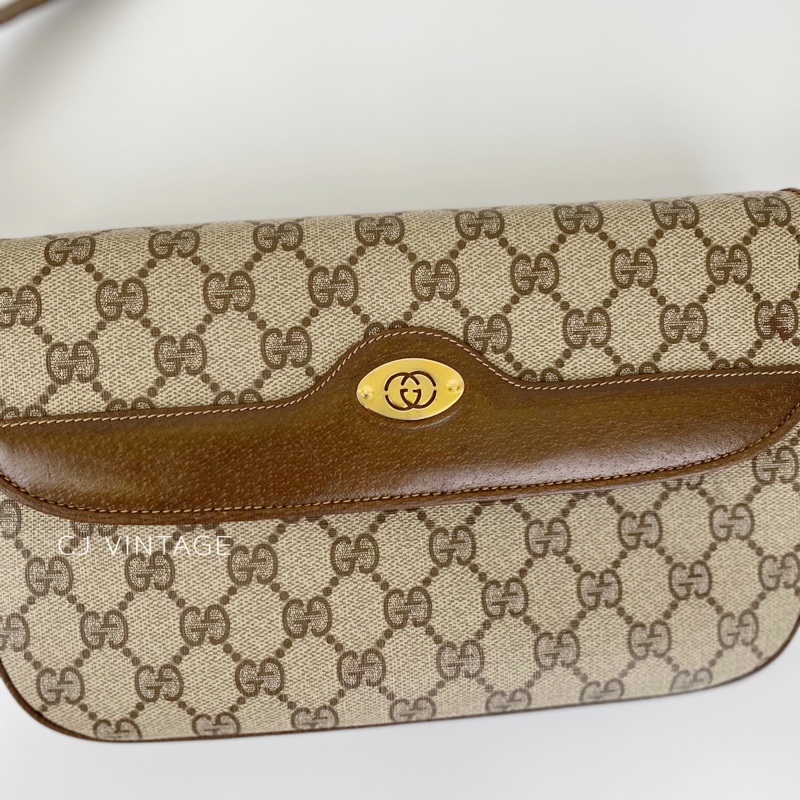Gucci 老花稀有信封包手拿包斜背包-8