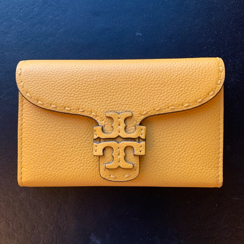 Tory Burch 皮夾 手機包 番紅花色-0