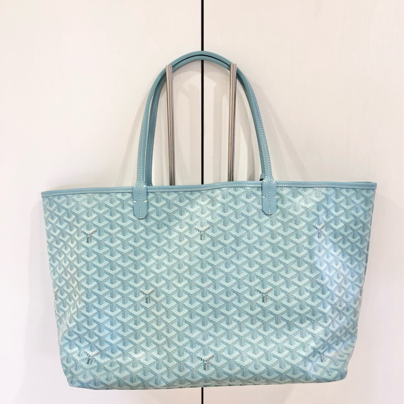 Goyard 字母大尺寸托特包附村上隆皮質太陽花掛件吊飾手提包肩背包-1