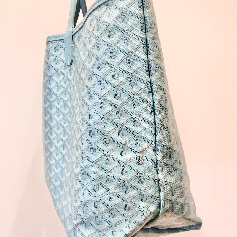 Goyard 字母大尺寸托特包附村上隆皮質太陽花掛件吊飾手提包肩背包-6