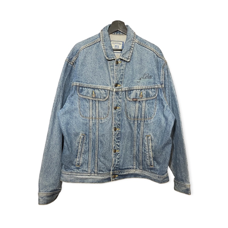 顛復古⚡️美式復古Lee刺繡圖騰牛仔外套❤️男女皆可-2