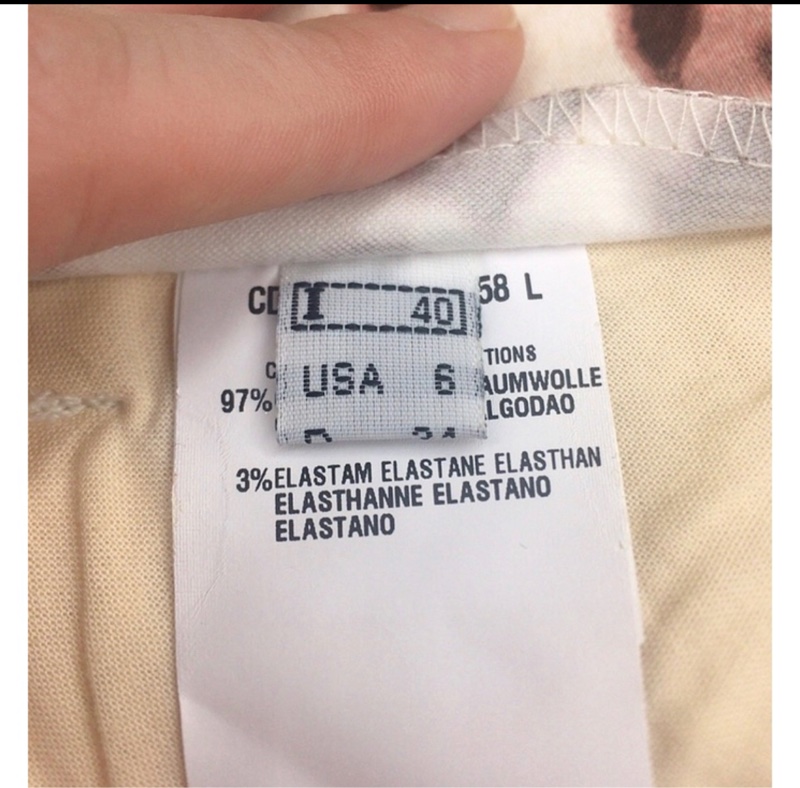 [近全新] 二手名牌服裝 義大利頂級 Roberto Cavalli 豹紋長褲-6