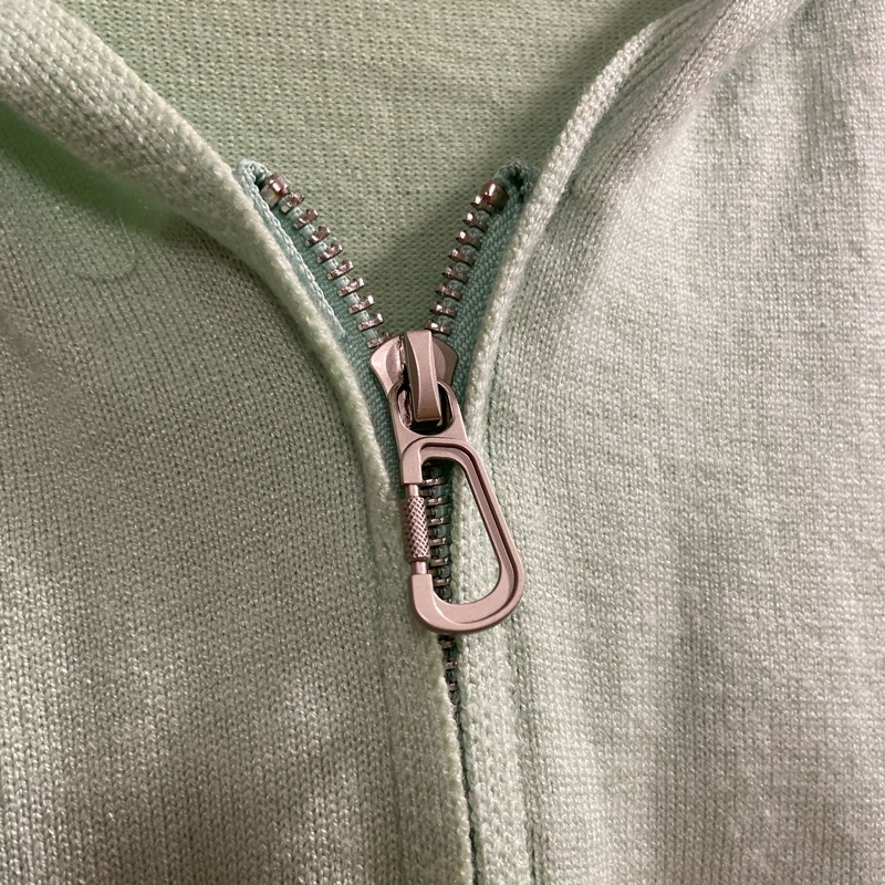 薄荷綠連帽針織衫外套-7