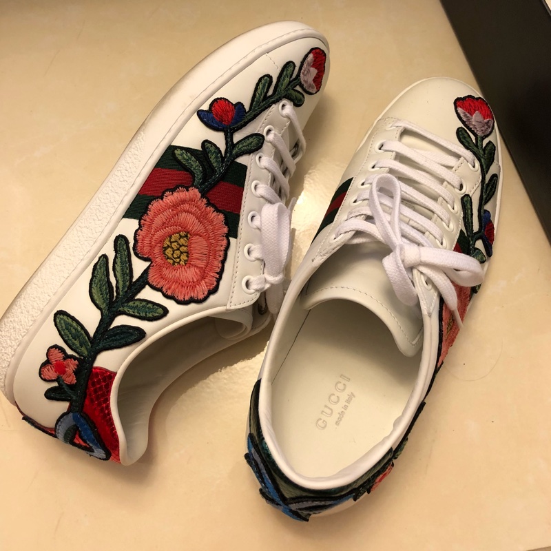 Gucci 復古Ace刺繡運動鞋-2
