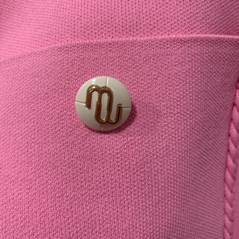 Maje編織嫩粉外套-2