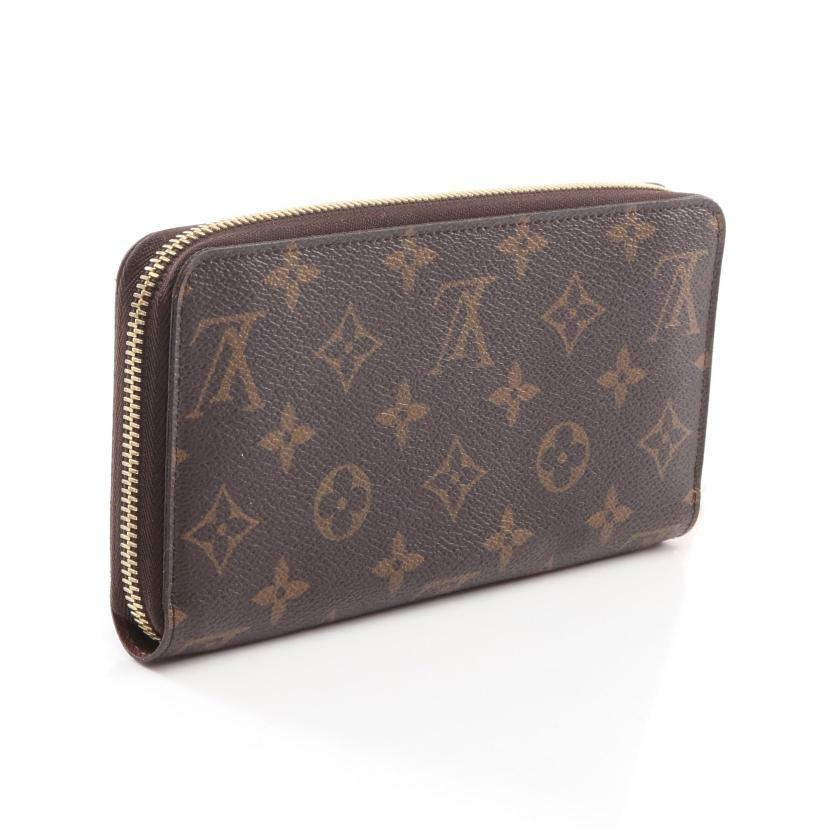 【日本直送】中古LV路易威登 9.5新 老花圓角拉鍊錢包-1