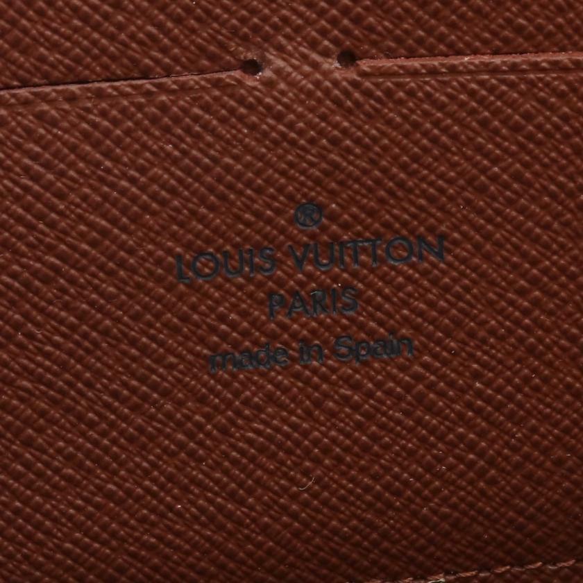 【日本直送】中古LV路易威登 9.5新 老花圓角拉鍊錢包-3