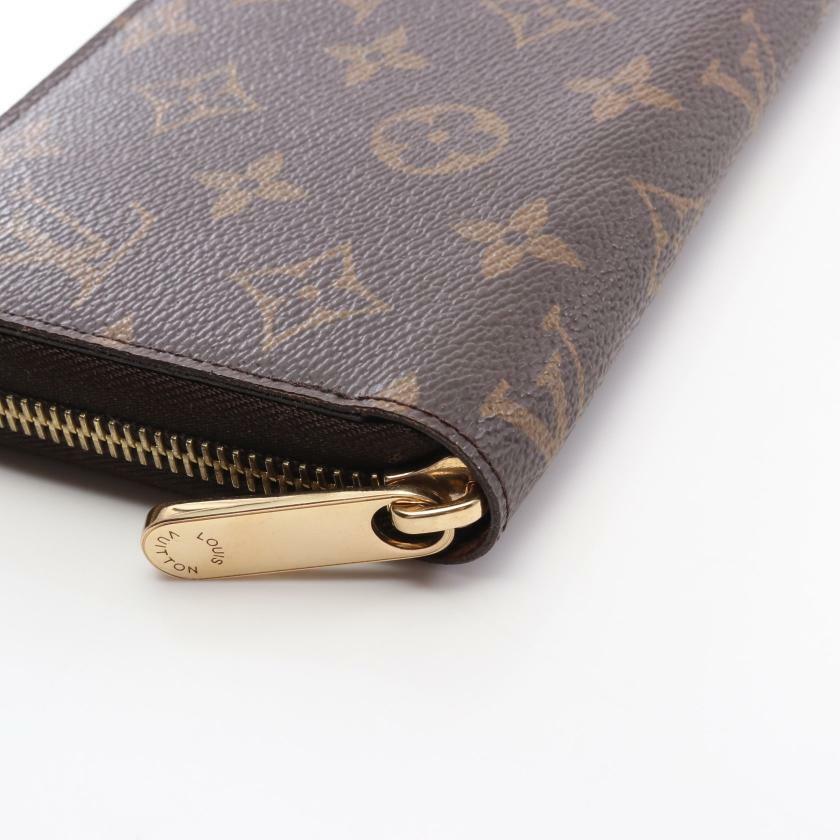 【日本直送】中古LV路易威登 9.5新 老花圓角拉鍊錢包-6