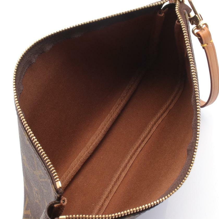 【日本直送】中古LV路易威登 9.5新 PochetteAccessoires老花手提包-2