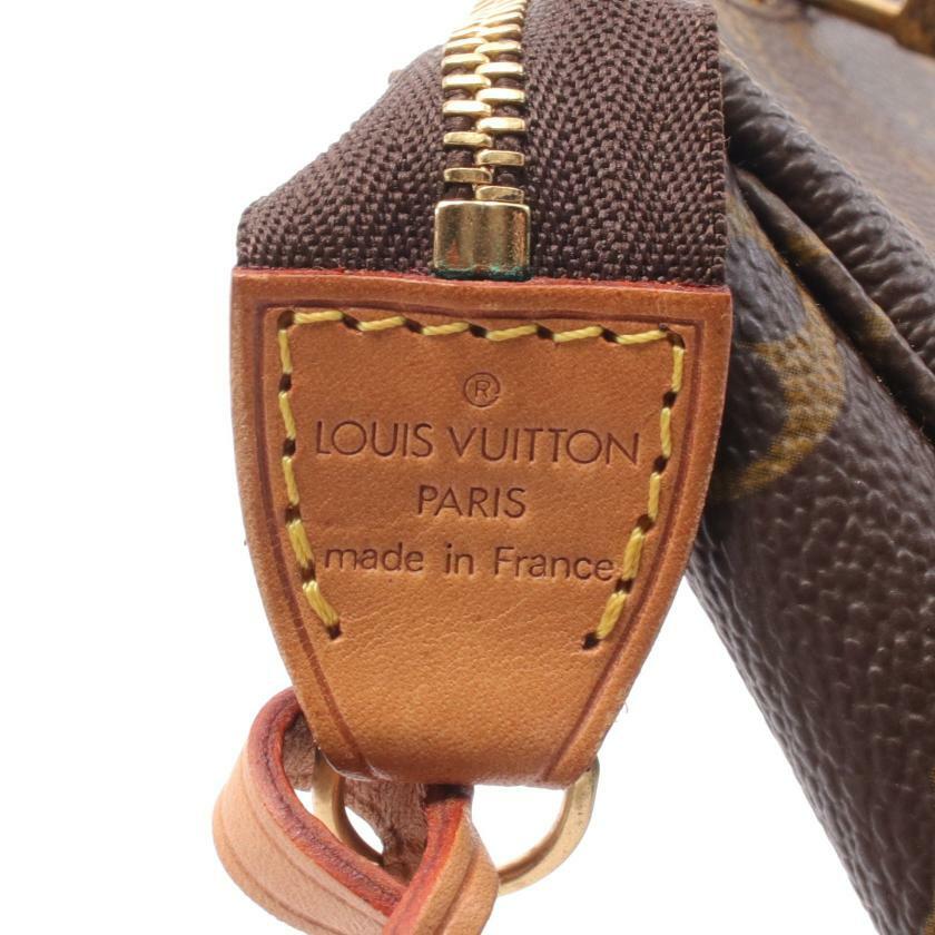 【日本直送】中古LV路易威登 9.5新 PochetteAccessoires老花手提包-3