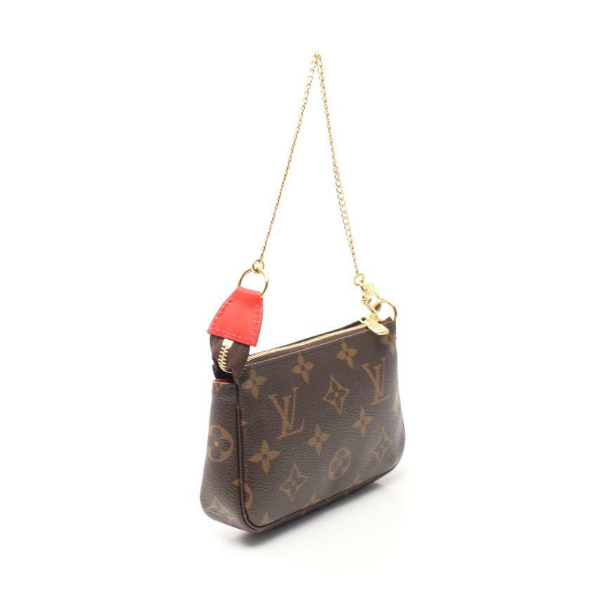 【日本直送】中古LV路易威登 9.5新 PochetteAccessoires鏈條手提包-1