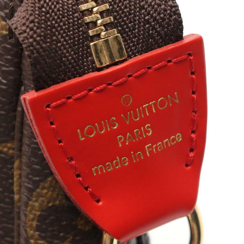 【日本直送】中古LV路易威登 9.5新 PochetteAccessoires鏈條手提包-3