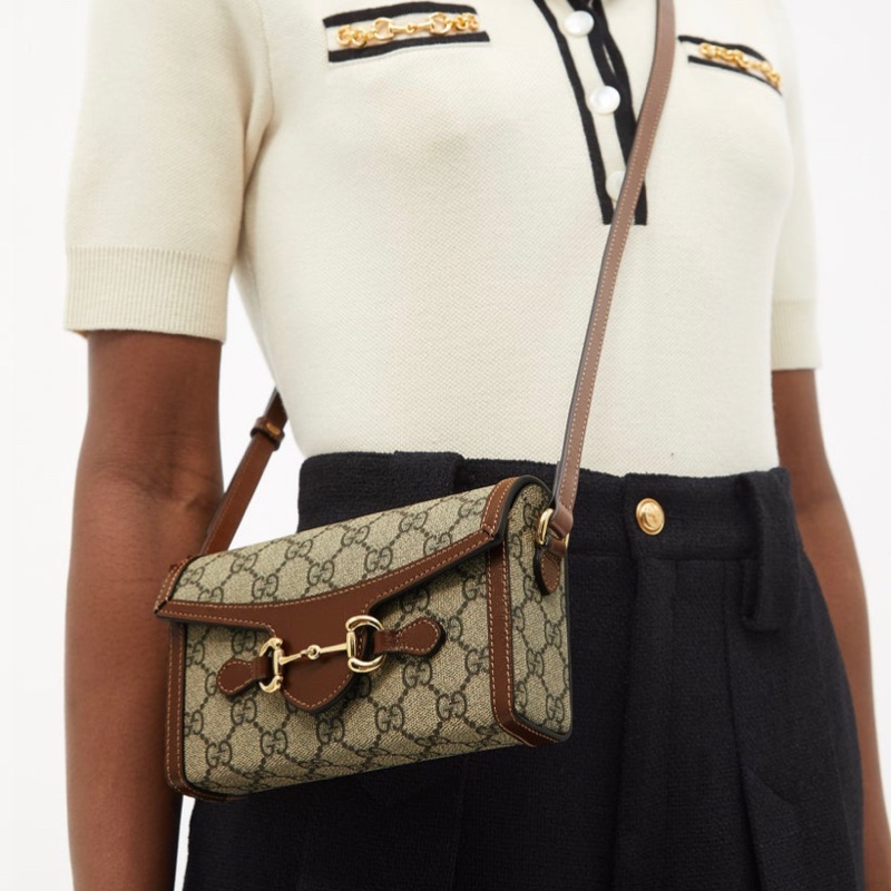 《代購》補貨！！！全台缺貨Gucci 1955馬絃迷你斜揹包-1