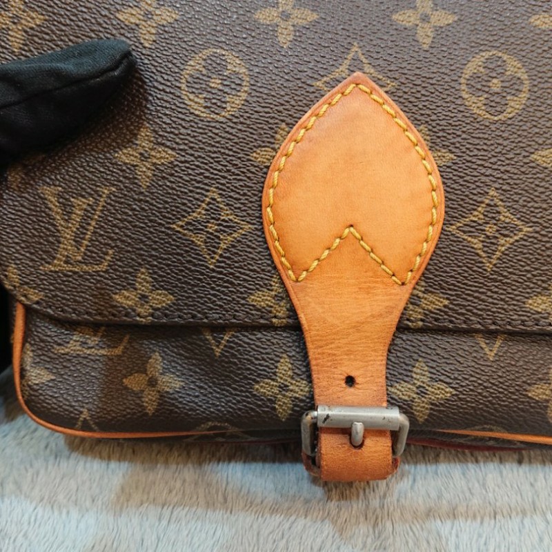 💕【二手】LV 真品 泫雅同款 老花馬鞍包 /絕版古董/復古包-1