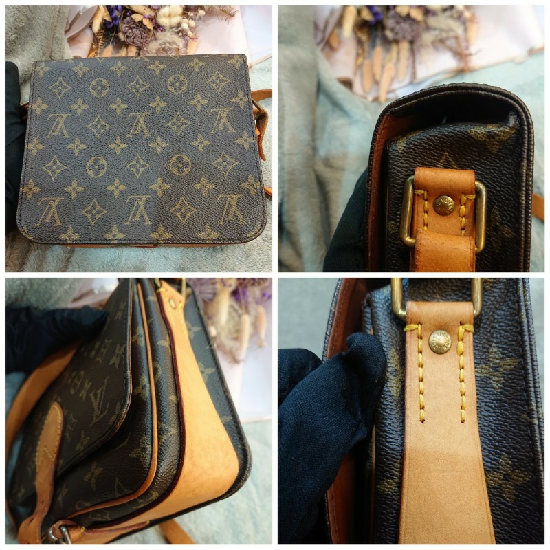 💕【二手】LV 真品 泫雅同款 老花馬鞍包 /絕版古董/復古包-5