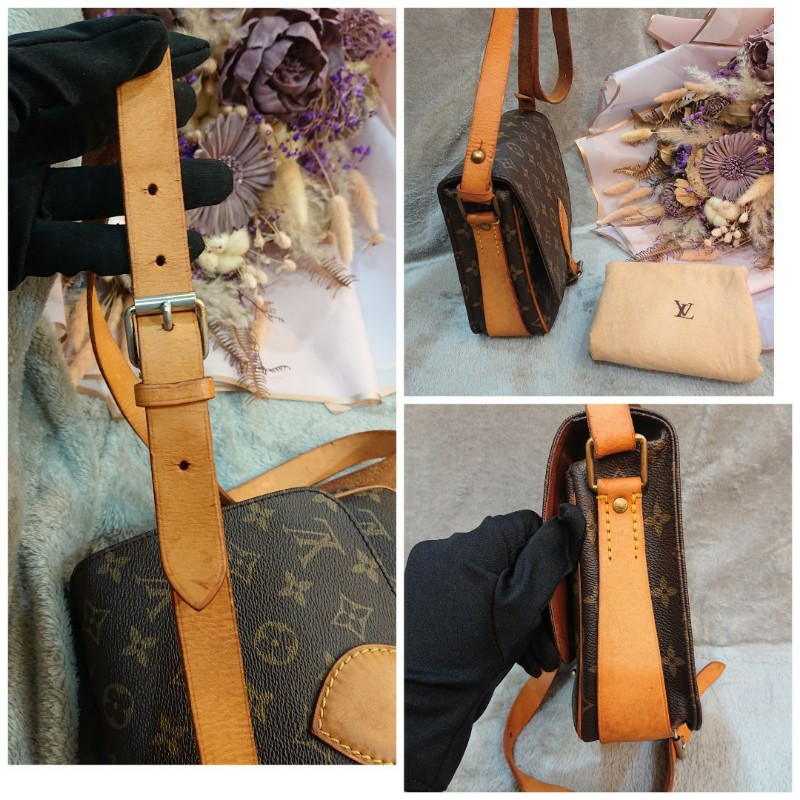 💕【二手】LV 真品 泫雅同款 老花馬鞍包 /絕版古董/復古包-6